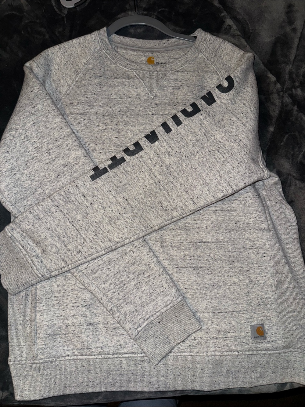 Carhartt Women’s Heather Gray Crewneck Sweatshirt